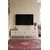 Hanah Home TV komoda Demet, 180 cm, bela / travertin