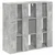 Kreveta s ladicama Betonski sivi 73,5 x 24 x 69,5 cm
