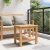 Kava Stol s pohranom Smeđa 50 x 35 x 45 cm Čvrsto teak drvo