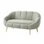 ATELIER DEL SOFA Sofa dvosed Lida Green
