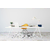 Decormat Podloga za stol Black and white pattern 140x100 cm 2 cm