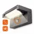 LED spoljno zidno svetlo sa senzorom LED/25W/230V IP54 crna