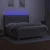 Vidaxl Box spring postelja z vzmetnico LED sv. siva 180x200 cm blago