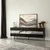 Hanah Home TV Komoda Leon, 180x59x35 cm, Crno-Zlatne boje