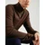 JACK & JONES Pulover JJEEmil  temno rjava