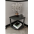 Hanah Home Pomoćni stočić Tiers Corner, 34x38x34 cm, Crni