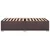 Vidaxl Posteljni okvir brez vzmetnice temno rjav 90x190 cm blago