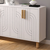 Hanah Home Konzolni sto Rodney, 120x73.6x29.6 cm, Beli