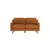ATELIER DEL SOFA 2-Seat Sofa Robin 2 Caramel Walnut