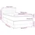 Vidaxl Box spring postelja z vzmetnico LED temno siva 90x190 cm blago