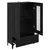 Highboard Crni hrast 70 x 31 x 115 cm Obrađeno drvo i čelik