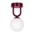 Opviq luster Loop-20455-E, 1 × E27, bordo