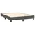 Vidaxl Box spring postelja z vzmetnico temno siva 140x200 cm žamet