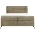Esposa BOXSPRING POSTELJA 160 cm  x 200 cm , tekstil barve kapučina