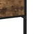 Vidaxl Kovinski posteljni okvir brez vzmetnice dimljen hrast 140x200cm