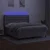 Vidaxl Box spring postelja z vzmetnico LED sv. siva 180x200 cm blago