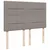 Vidaxl Box spring postelja z vzmetnico taupe 160x200 cm blago