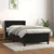 Vidaxl Box spring postelja z vzmetnico črn 90x190 cm žamet