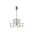 Opviq luster Aster 2843-20A-24, LED 50 W, sivi