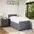 Box spring krevet s madracem tamnosivi 80 x 200 cm baršunasti