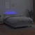 Krevet box spring s madracem LED bijeli 120x190 cm umjetna koža
