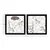 Wallity slika 2P3333SCT-001, 2 dijela, 33 x 68 cm