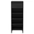 Stalak za cipele crni 40 x 36 x 105 cm od konstruiranog drva