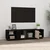 TV ormarić crni 156 x 40 x 40 cm od masivne borovine
