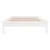 Vidaxl Posteljni okvir LED bel 90x190 cm trden les