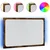 LED kupaonsko ogledalo boja dimljenog hrasta 60x8,5x38cm drveno