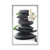 Plakat Zen kamni z lilijo - 60x90 white