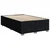 Vidaxl Box spring postelja z vzmetnico črna 120x190 cm blago