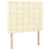 Vidaxl Box spring postelja z vzmetnico krem 100x200 cm umetno usnje