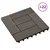 Pločice za decking 22 pcs Tamno smeđa 30 x 30 cm