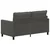 Vidaxl Kavč Temno siva 156 x 81 x 87,5 cm Blago
