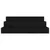 Sadilica crna 78x78x27 cm od masivne borovine