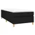 Vidaxl Box spring postelja z vzmetnico črna 90x200 cm blago
