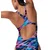 Speedo hyperboom print medalist black/pink s - uk32