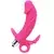Triple Targets-Pink silikonski vibrator