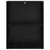 Polica Crni hrast 60 x 30 x 76.5 cm Konstruirano drvo