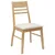 Trpezarijske stolice 2 pcs Prirodna 43 x 54 x 89 cm