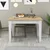 Hanah Home Trpezarijski sto Kiev 512 110x75x72cm Belo-Hrast