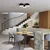 Sollux SL.1678 - Plafonska lampa OMIQ 4xE27/15W/230V prečnika 30 cm crna