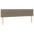 Vidaxl Box spring postelja z vzmetnico taupe 160x200 cm blago