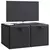 TV ormar za zid 59,5 x 41 x 30 cm Crna Konstruirano drvo Zidne