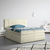 Boxspring Krevet Palace 180/200 cm , bela