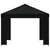 Gazebo 3 x 3 m Crna Poliester i čelik 190 gsm