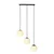 BRILAGI - Luster na sajli POLOS 3xE27/40W/230V crna