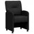 Blagovačke stolice s kotačima 2 pcs Crna 57 x 67 x 95 cm