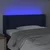 Vidaxl vidaXL Vzglavje postelje z LED modro 93x16x78/88 cm blago